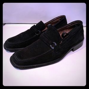 Fratelli Rossetti Shoes - Fratelli Black Suede Leather Slip-On Loafers Fratelli Rossetti Shoes - Fratelli Black Suede Leather Slip-On Loafers